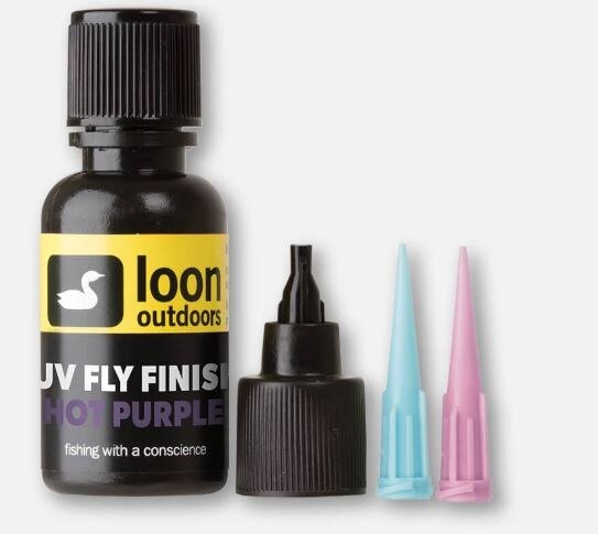 Loon UV Fly Finish in Hot Purple